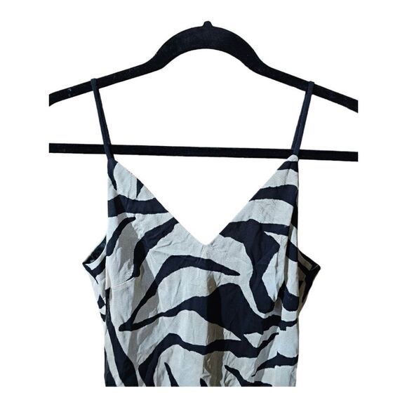 JOSEPH RIBKOFF Chic Flattering Animal Print Strappy Back Maxi Dress Gown- Size 4 - Picture 3 of 7